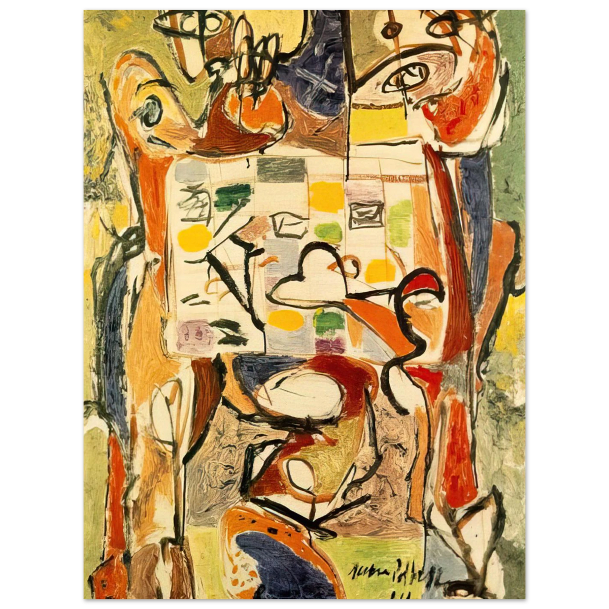 The Tea Cup by Jackson Pollock – art poster
