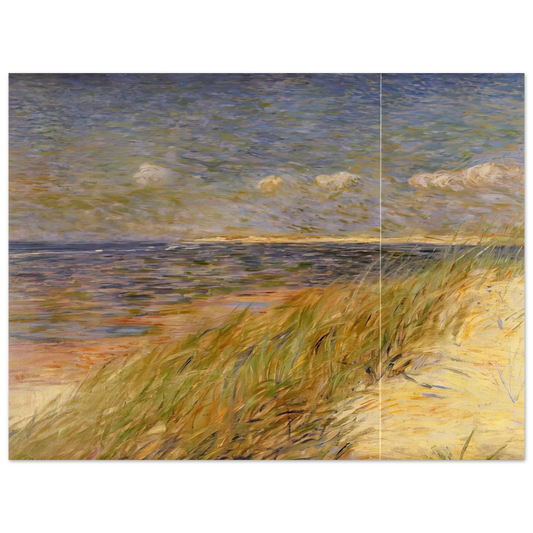 The Dunes Zwin Knokke by Theo van Rysselberghe (1887) – art poster