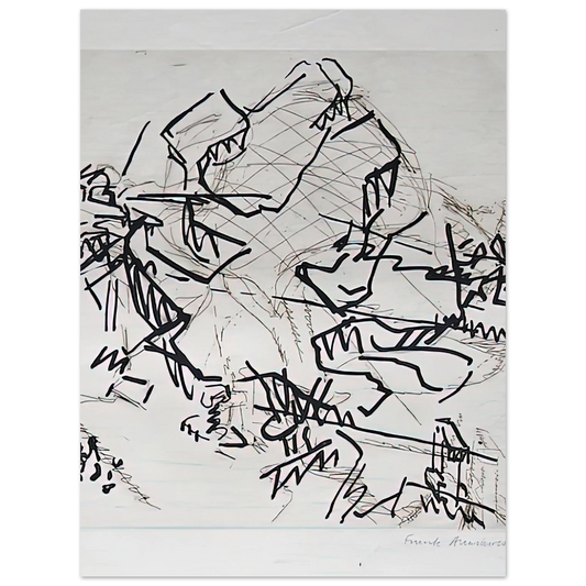 Tree At Tretire Ii by Frank Auerbach – art poster