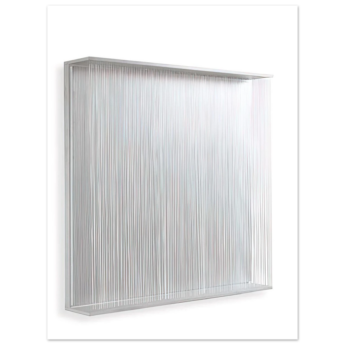 Vibration Blanche by Jesus Rafael Soto (1995) – art poster