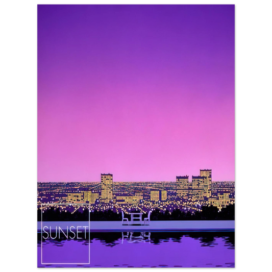 Sunset No. 3 by Hiroshi Nagai – art poster