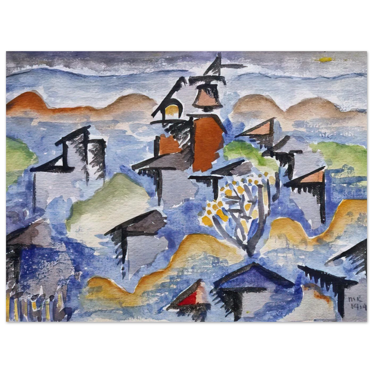 Landscape by Man Ray – art poster, view 2