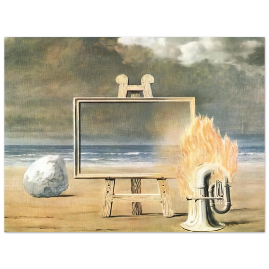 The Fair Captive by René Magritte (1947) – art poster