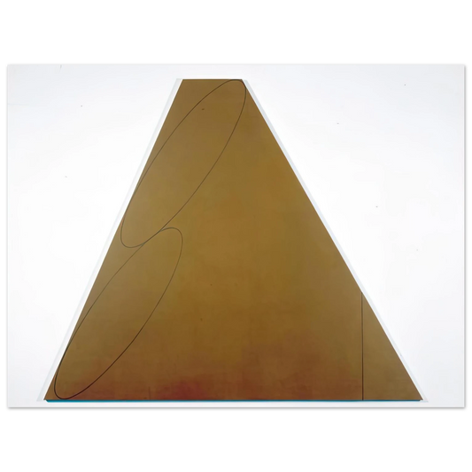 Plane Figure III by Robert Mangold (1992) – art poster