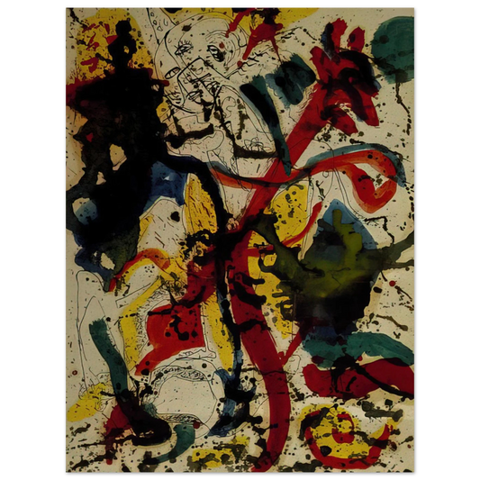 Untitled by Jackson Pollock (1944) – art poster, view 2