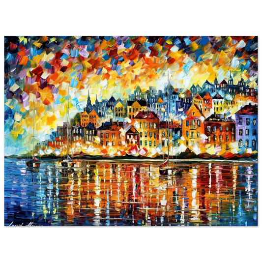 446142-po-nomeram-kraskami-19 by Leonid Afremov – art poster