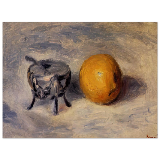 Sugar Bowl And Lemon by Pierre-Auguste Renoir – art poster, view 2