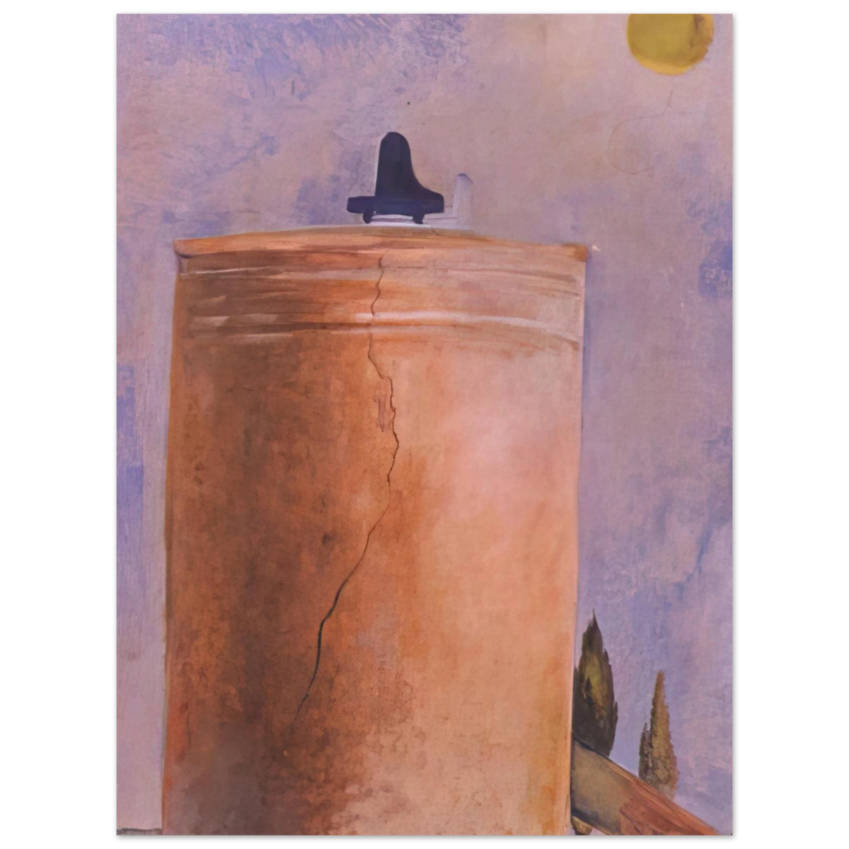 Tower by Salvador Dali – art poster, view 2