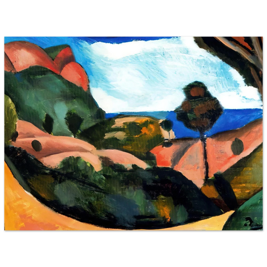 Landscape by Andre Derain (1907) – art poster, view 2