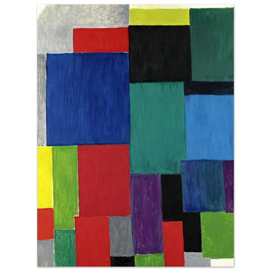 Color Rhythm by Sonia Delaunay (1967) – art poster