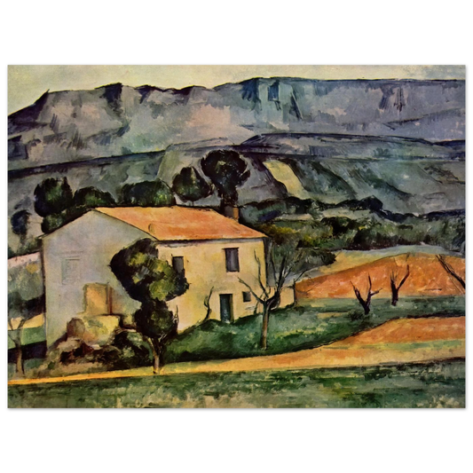 Houses In Provence, Near Gardanne by Paul Cézanne – art poster, view 2