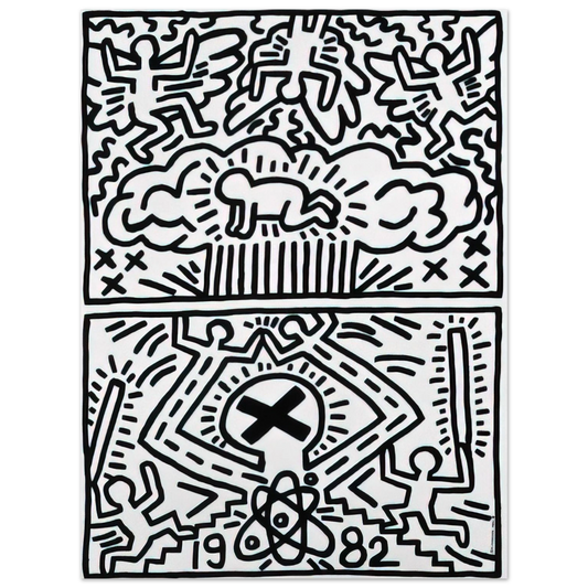 Anti Nuclear Rally by Keith Haring (1982) – art poster