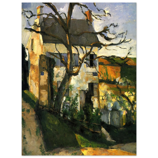 The House And The Tree by Paul Cézanne – art poster, view 2