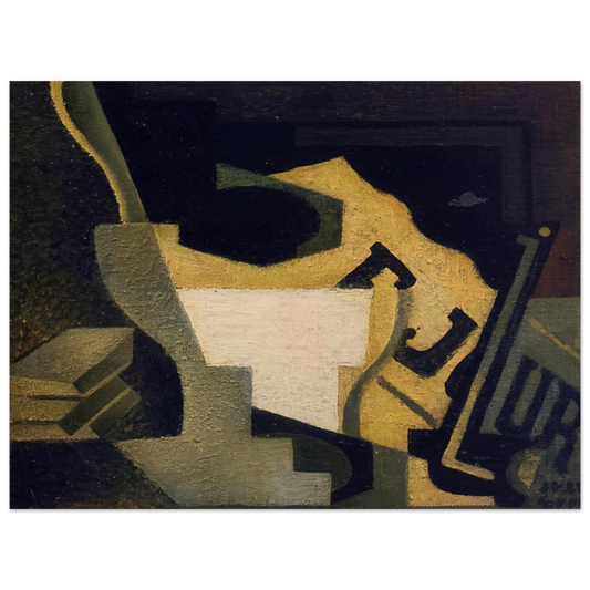 Still Life With Newspaper by Juan Gris (1918) – art poster, view 2