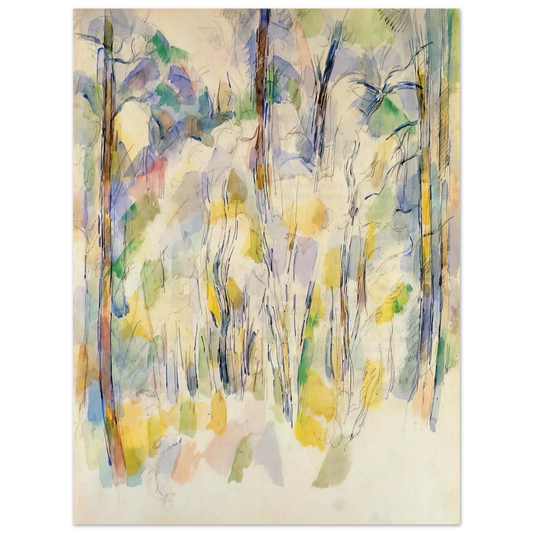 In The Woods by Paul Cézanne – art poster