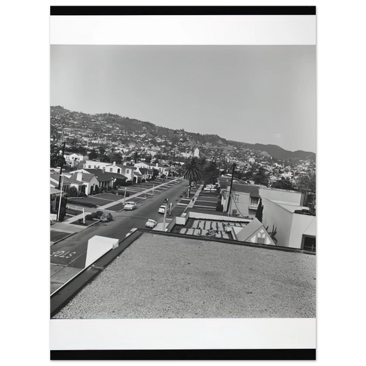 Residential Rooftops Series 1 by Edward Ruscha – art poster