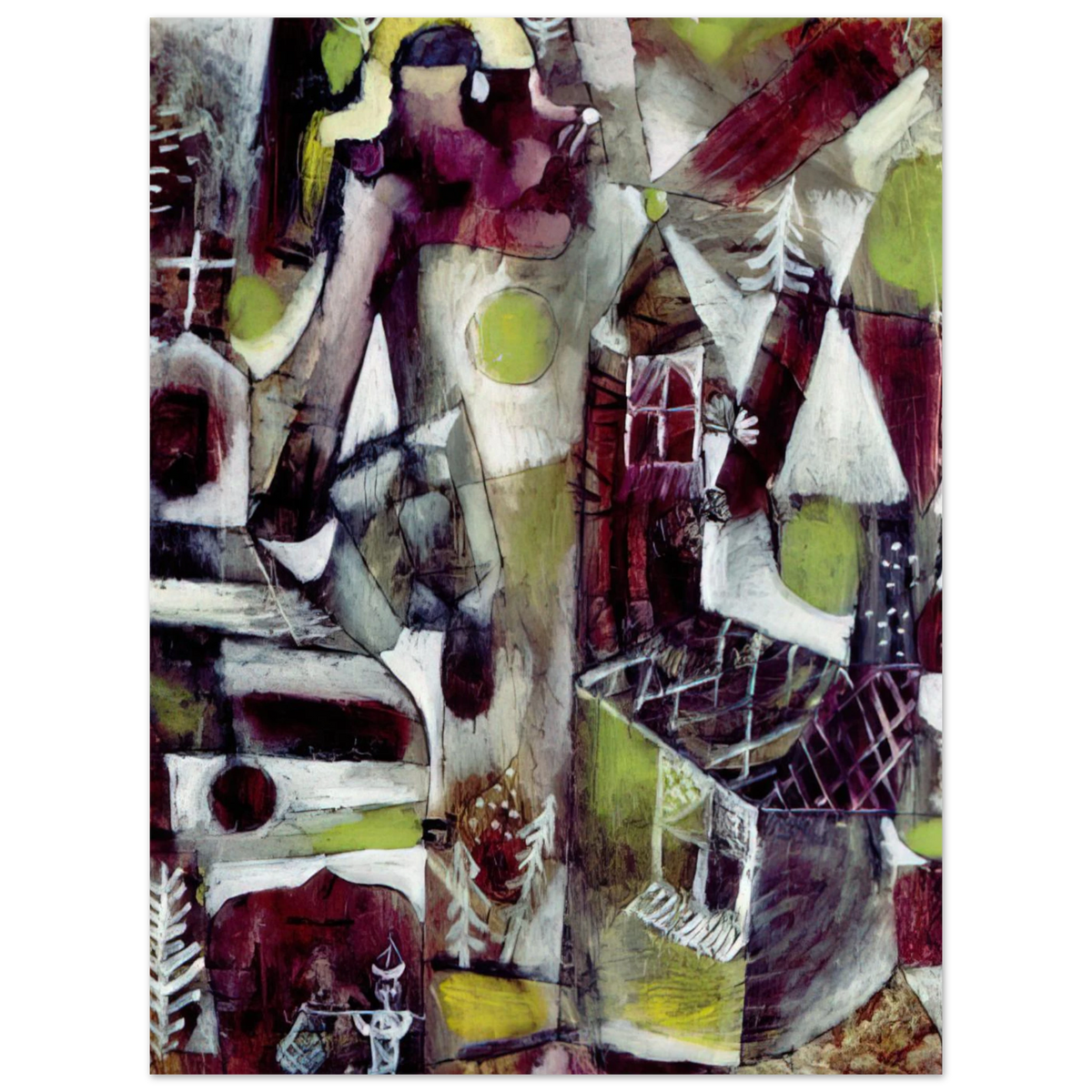 Swamp Legend by Paul Klee (1919) – art poster, view 2