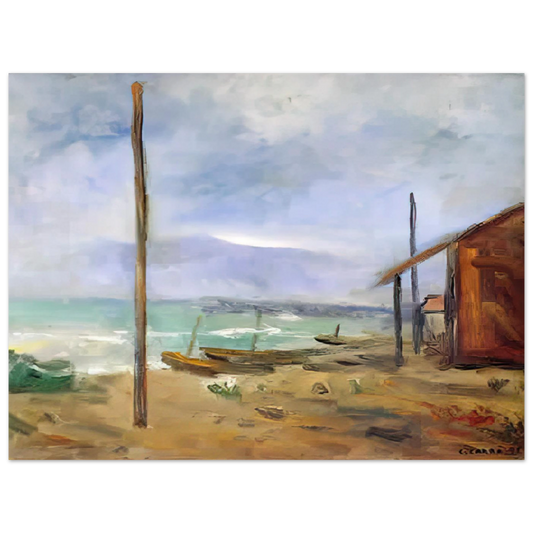 Pioggia Al Mare by Carlo Carra (1929) – art poster, view 2