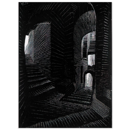 Covered Alley In Atrani by M.C. Escher – art poster