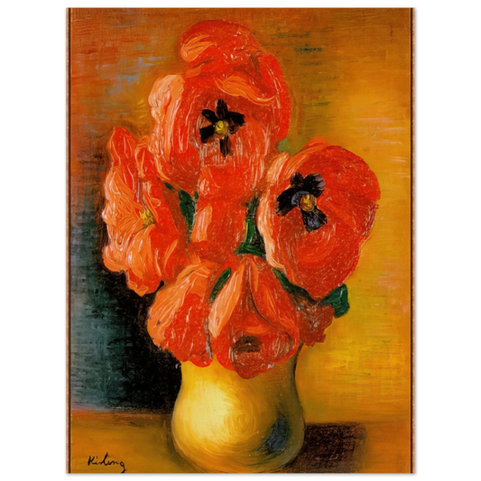 Bouquet Of Peonies by Moise Kisling – art poster