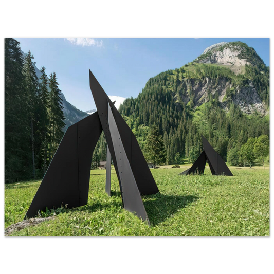Four Planes Escarpe by Alexander Calder (1967) – art poster, view 2