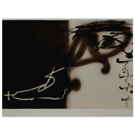 Divis by Antoni Tapies (1983) – art poster