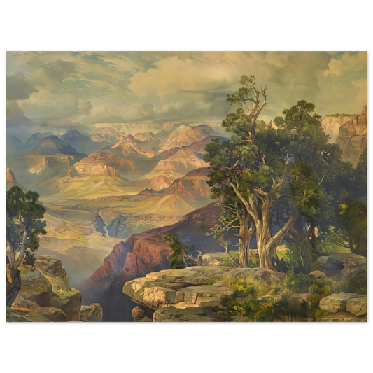 Grand Canyon From Hermit Rim Road by Thomas Moran – art poster