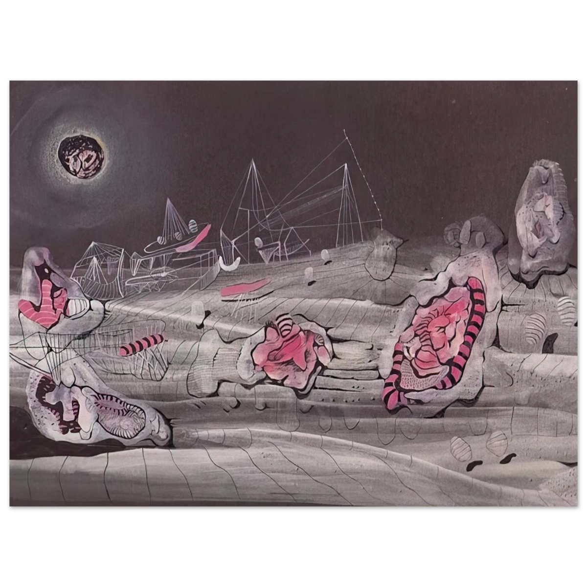 Dark Light by Roberto Matta (1940) – art poster