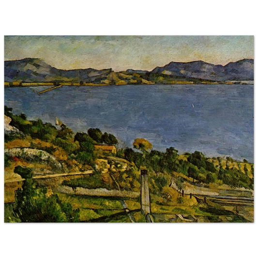 Sea At L'estaque by Paul Cézanne – art poster