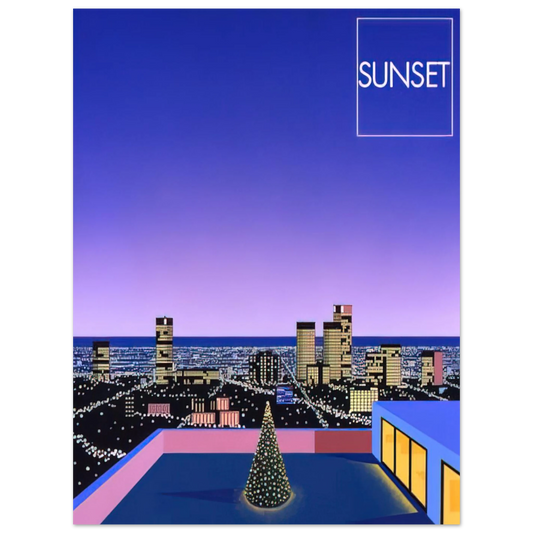 Sunset No. 12 by Hiroshi Nagai – art poster