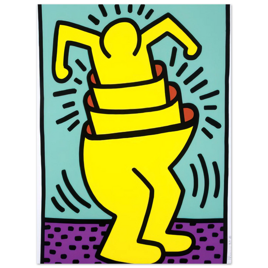 Untitled by Keith Haring (1989) – art poster, view 2