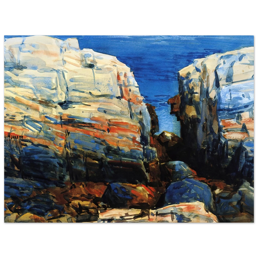 The Gorge, Appledore by Childe Hassam – art poster