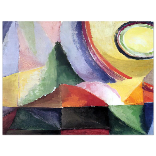 Electric Prisms by Sonia Delaunay – art poster