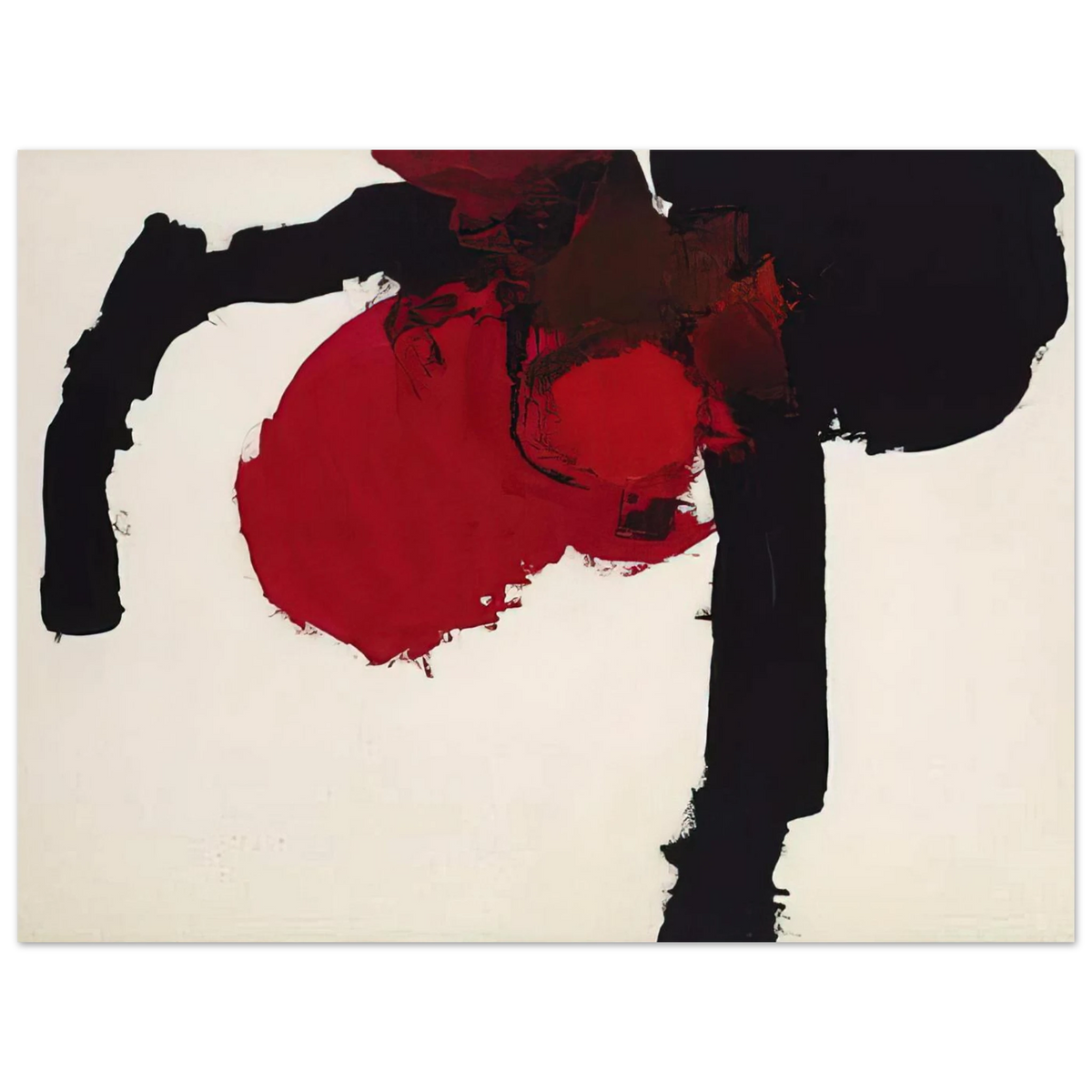 Composition by Luis Feito (1964) – art poster, view 2