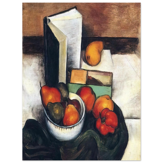 Still Life With Fruit And Vegetables by Thomas Hart Benton – art poster, view 2