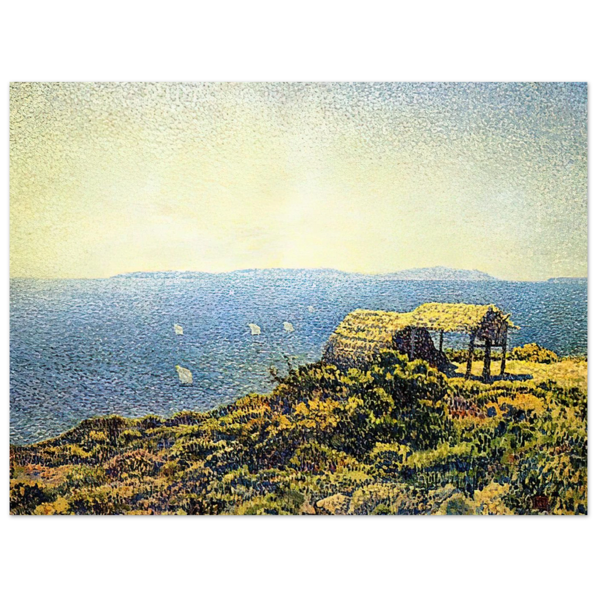 Levant Isle by Theo van Rysselberghe – art poster, view 2