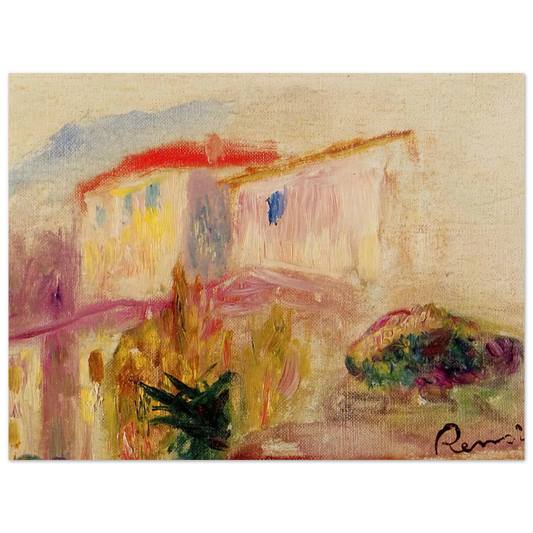 Le Poste At Cagnes (study) by Pierre-Auguste Renoir – art poster, view 2