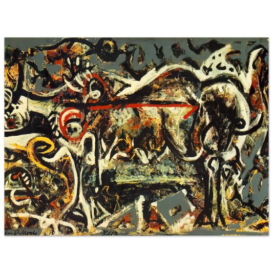 The She Wolf by Jackson Pollock – art poster