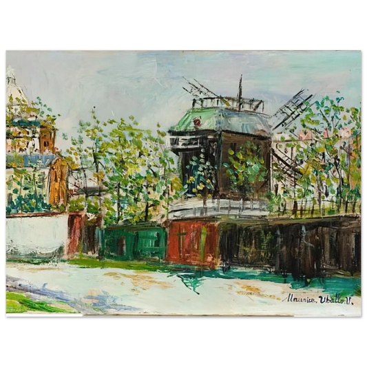 Moulin De La Galette 4 by Maurice Utrillo – art poster