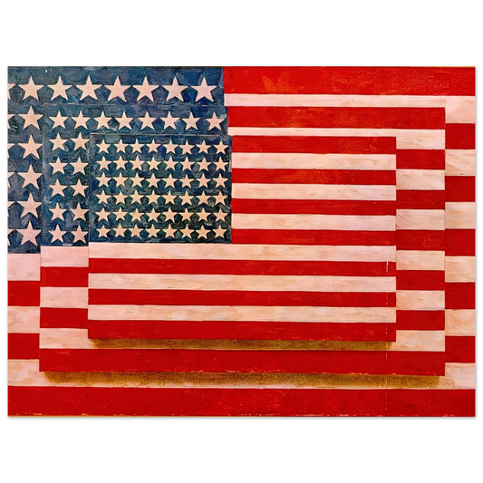 Three Flags by Jasper Johns (1958) – art poster, view 2