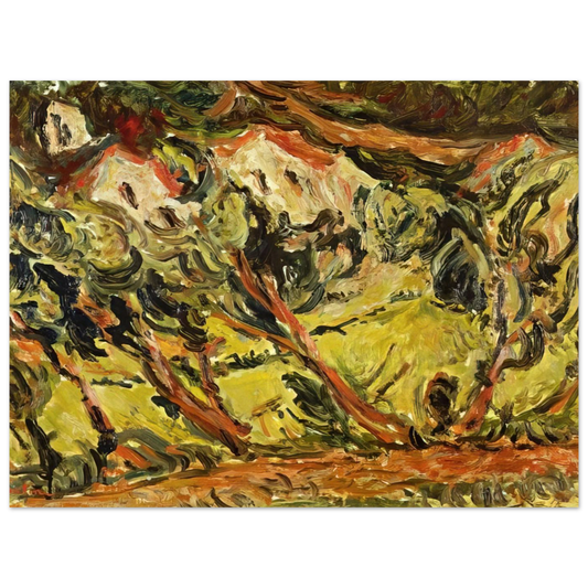 Ceret Landscape 1 by Chaim Soutine – art poster