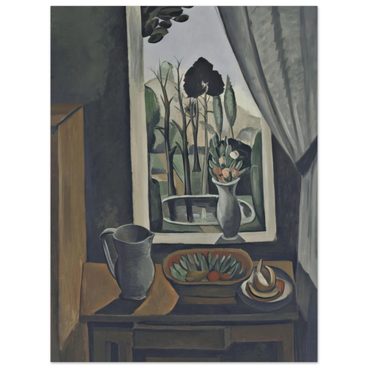 Window At Vers by Andre Derain (1912) – art poster, view 2