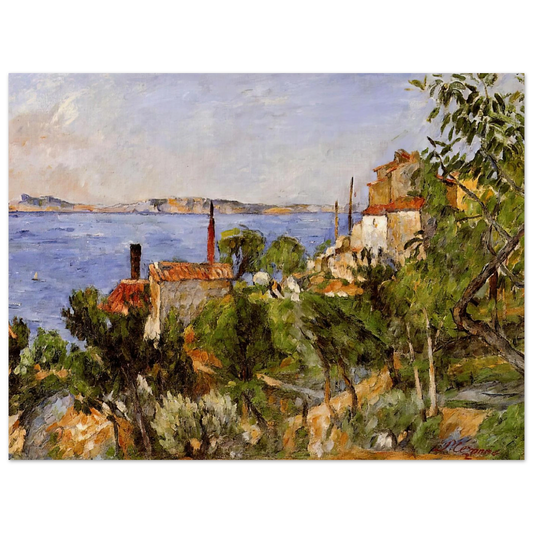 Landscape. Study After Nature by Paul Cézanne – art poster