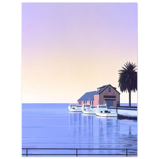 Seaside No. 3 by Hiroshi Nagai – art poster