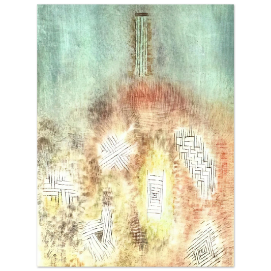 The Column by Paul Klee (1926) – art poster