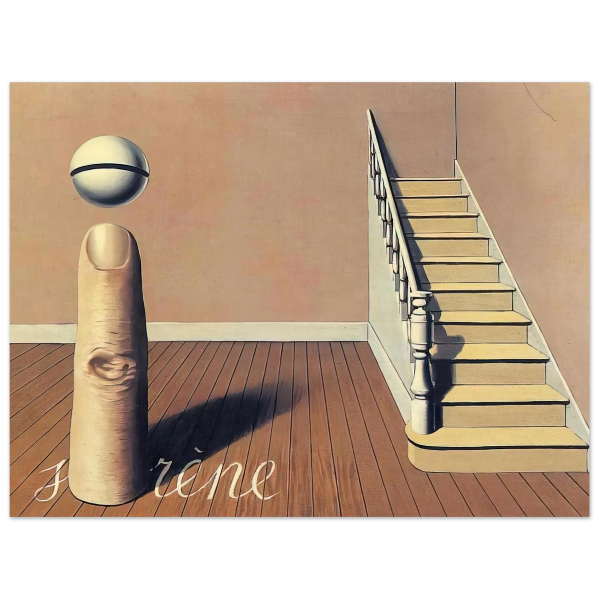 Forbidden Literature The Use Of The Word by René Magritte (1936) – art poster
