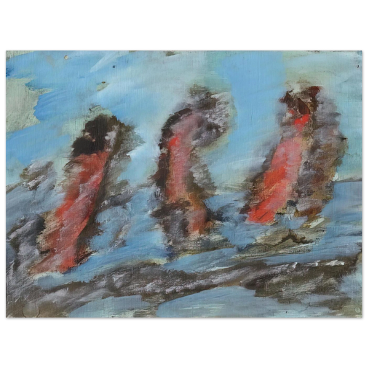 Untitled Kc 505 by Henri Michaux (1984) – art poster, view 2