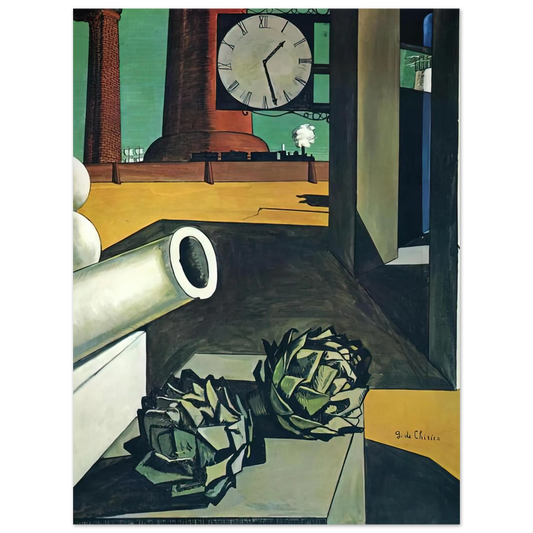 The Conquest Of The Philosopher by Giorgio de Chirico (1914) – art poster, view 2