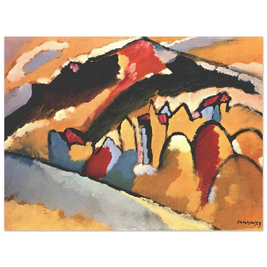 Study For Autumn by Wassily Kandinsky (1909) – art poster