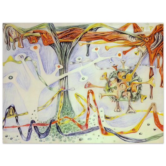 Morphology by Roberto Matta (1937) – art poster, view 2